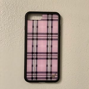 Wildflower - Lavender Plaid iPhone 7/8 Phone Case